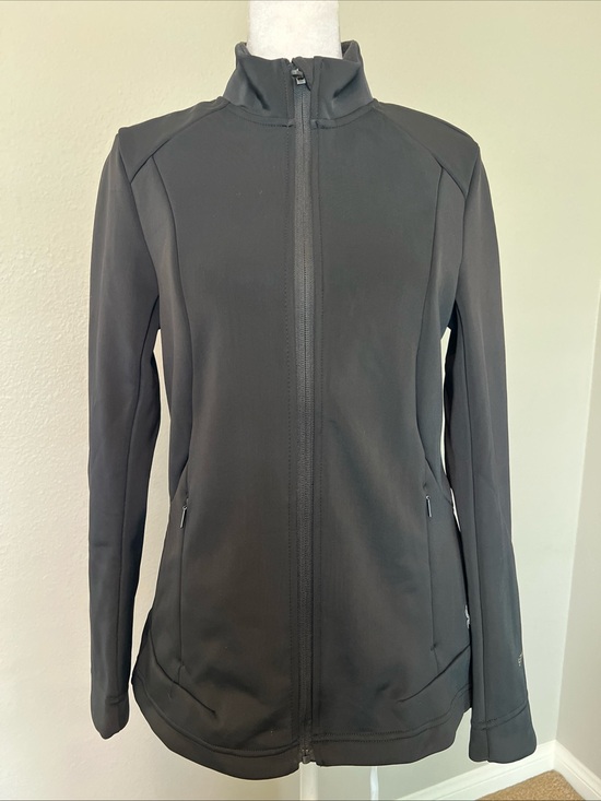 Spyder Jackets & Blazers - Spyder Active Women’s Black Full-Zip Fleece Lined Yoga Running Jacket Size Small